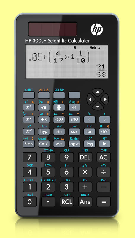 HP 300s+ - Tieteislaskin yläkoululaisille ja lukiolaisille